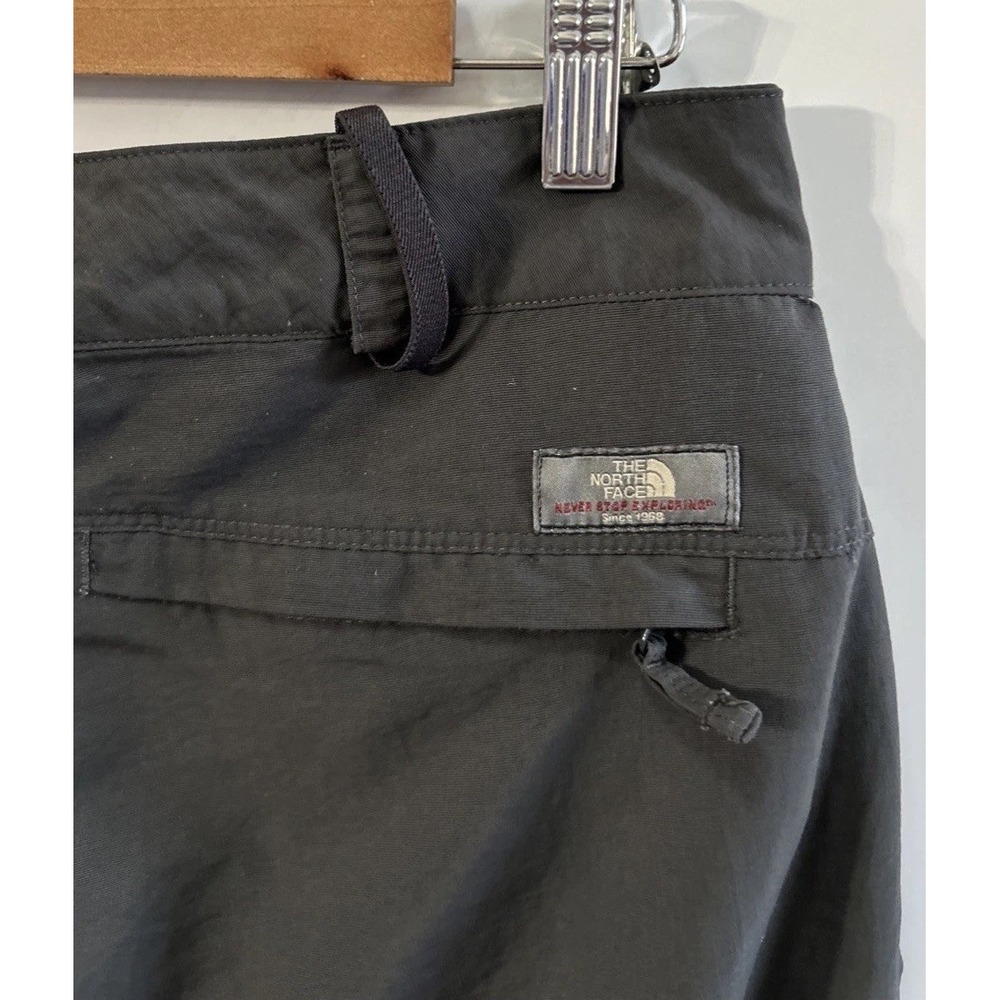 Women's The North Face Convertible Pants Nylon Hiking Zip Off Shorts Sz 12 Clean - Picture 6 of 11